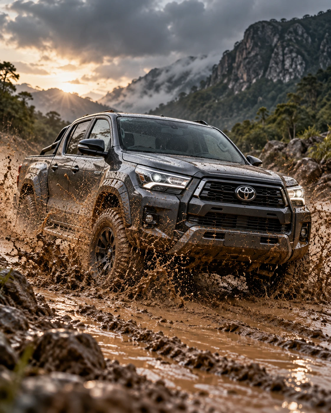 Toyota Hilux no off-road